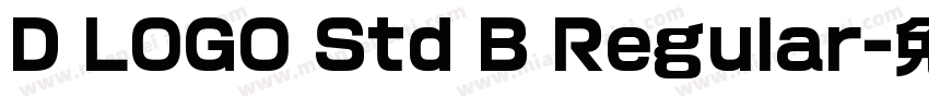 D LOGO Std B Regular字体转换